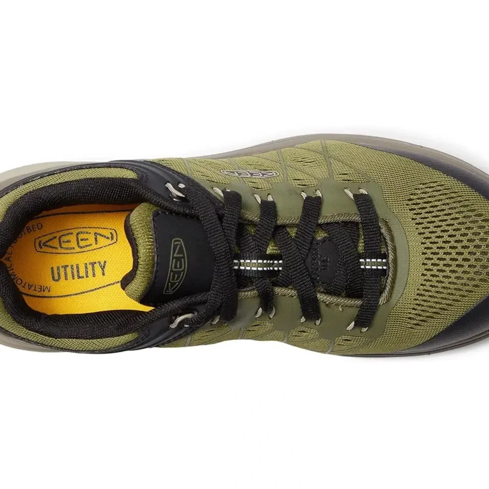 Keen Vista Energy Safety Toe Shoe - Women’s 9 Wide - Olive/Black NIB - Picture 3 of 10